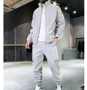 ชุดเสื้อฮู้ดจั๊มเปอร์มีฮู้ดสำหรับผู้ชายและ100% ชุดวอร์มผ้าฝ้ายสำหรับวิ่งกันลมระบายอากาศได้ดีแห้งเร็วสำหรับผู้ชายโลโก้ออกแบบได้ตามที่ต้องการ - Product Image 4