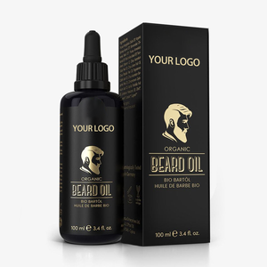 Hidratante com Óleo de <span class=keywords><strong>Argan</strong></span> Orgânico Natural para Crescimento e Engrossamento da Barba com Logotipo Personalizado para Cuidados Masculinos - Product Image 1