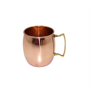 Bar Ware Moscow Mule Taza de cobre Negro Tazas grandes para beber Diseño martillado clásico Taza de artículos para beber hecha a mano - Product Image 5