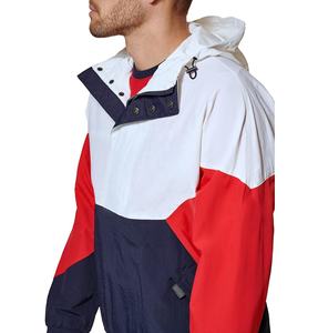 Chaqueta Cortavientos Impermeable para Hombre, Transpirable, con Bloques de Color, Ligera, con Capucha - Product Image 3