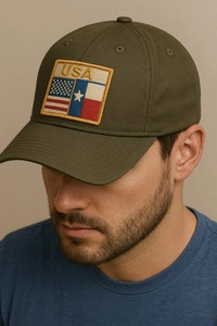 Patch de drapeaux USA & Texas de haute qualité-Badge brodé, fer sur/coudre, tactique, motard, vestes, chapeaux, sacs à dos - Product Image 3