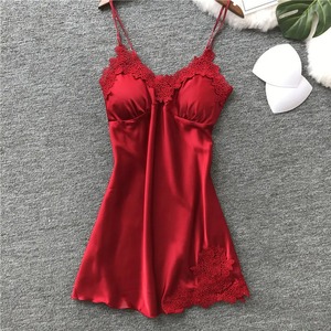 Nuevo para mujer Camisón de encaje sexy Ropa interior transparente para mujer Ropa de dormir sexy Estilo Delgado Elegante - Product Image 1