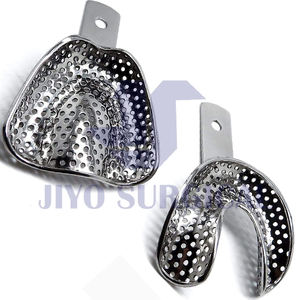 Alta demanda CE ISO Ventas Bandejas de impresión dental Autoclavable Acero inoxidable Superior Inferior Acero inoxidable Instrumentos dentales - Product Image 4