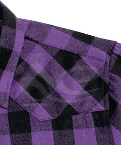 Camisa de franela de algodón de gran tamaño para mujer diseñada para usar todo el día con un ajuste favorecedor y una textura transpirable suave - Product Image 3