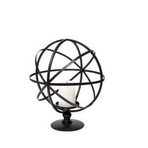 Decorative <b>Candle</b> <b>Holder</b> with Shinny <b>Gold</b> Finish Unique Stainless Steel Metal Style Christmas Vintage Table Decor - Product Image 4