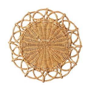 Mantel Individual de Mimbre y Ratán con Diseño Bohemio, Ecológico, Diámetro Personalizable para Decoración de Cocina, Fabricante de Vietnam (Hanoi) - Product Image 4