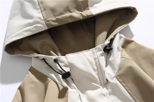 OEM venta al por mayor de alta calidad de logotipo personalizado primavera prendas de vestir de peso ligero con cremallera chaqueta cortavientos a la moda chaqueta con cremallera - Product Image 3