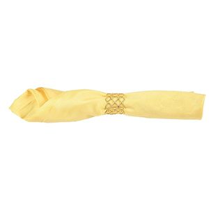 Handmade Gold Round Mesh Napkin Ring Metal Home Decor for Everyday <b>Dining</b> Parties and <b>Table</b> <b>Centrepiece</b> - Product Image 2