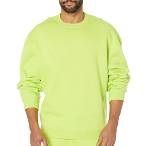 Sweat-shirt à capuche surdimensionné en molleton épais, personnalisé, vierge, respirant, écologique et doublé pour homme – Vente en gros - Product Image 4