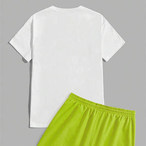 ผู้ชายถนนสวมชุดกางเกงขาสั้นผู้ชายแขนสั้นฤดูร้อนชุดปากีสถานทําชุดกางเกงขาสั้นฤดูร้อนที่ผลิตในปากีสถาน - Product Image 3