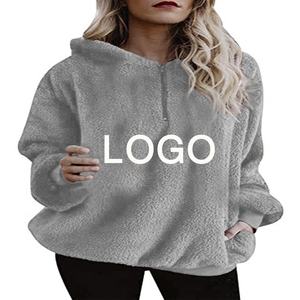 100% vêtements en coton et couleur unie sweat à capuche pour femme personnalisé brodé imprimé hiver pull à capuche fournisseur d'usine de BD - Product Image 2