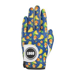 Gants de golf pour hommes sur mesure de qualité supérieure, nouveau design en cuir véritable avec impression de logo personnalisé pour un usage sportif - Product Image 5