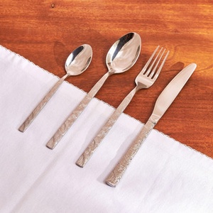 Ensemble de couverts en acier inoxydable écologique de qualité supérieure cuillère à soupe et à riz polie miroir pour le dîner et les cadeaux publicitaires - Product Image 1