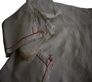 100% Linen Natural Colour Handmade Embroidered <b>Napkins</b> No Sew Home Use for Branding - Product Image 2
