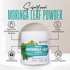 Daun <span class=keywords><strong>Moringa</strong></span> organik Premium 100G 180G membantu dengan pengurangan stres, kekebalan, pertumbuhan otot dan memberikan dorongan energi - Product Image 4