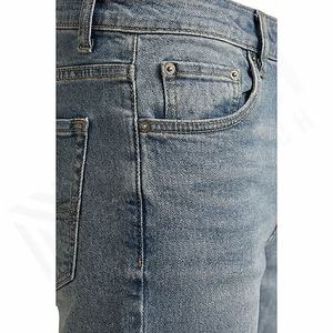 Jeans en denim sur mesure pour hommes, fabricant proposant des choix de tissus tendance et confortables, couleur personnalisée, streetwear haut de gamme, hiver - Product Image 5