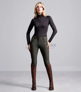Pantalons d'équitation pour femmes, coupe ajustée, légers, durables, confortables, élégants, pour l'équitation en plein air, culottes d'équitation pour la compétition - Product Image 4