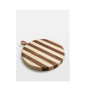 Solid wood cutting board for cut design piece round shape and mango and acacia wood customized Packing Pcs