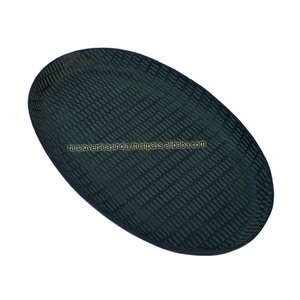 Hot Selling Wholesale Metal Oval Tray Decorative Metal Fruit Dish and Platter for Dining Table Centerpieces - Product Image 1