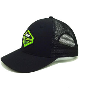 Gorra de camionero de malla negra de diseño ajustable y color, estilo ligero y transpirable para adultos, fabricada en Vietnam - Product Image 1