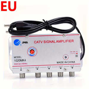 เครื่องขยายสัญญาณเสาอากาศทีวีดิจิตอล 20dB ปลั๊ก EU 220V อุปกรณ์ทีวีภายในบ้าน เครื่องรับและขยายสัญญาณเคเบิลทีวี - Product Image 5