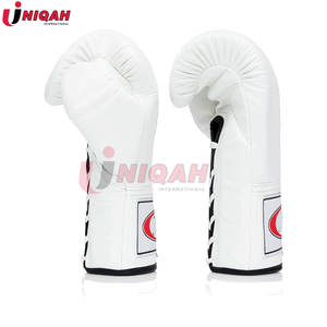 Cómodos guantes de boxeo de cuero impresos por encargo del fabricante profesional para niños 12 Oz y 16oz Equipo de lucha al por mayor - Product Image 3