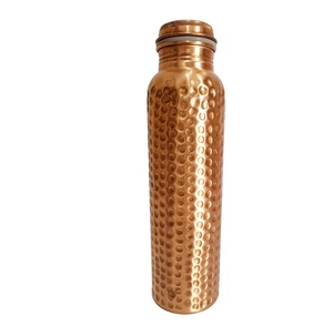 Botella de agua de cobre puro con agua fría de vidrio, juego de botellas de cobre, artículo de beber para comedor, alta calidad, en venta - Product Image 6