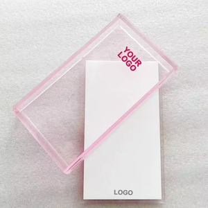 Custom color lash holder organizer <b>palette</b> storage case box for eyelash extension acrylic lash tiles with cover private label - Product Image 2