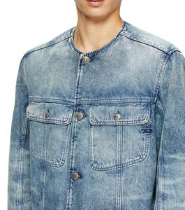 แจ็กเก็ตยีนส์แฟชั่นสำหรับผู้ชายขนาดใหญ่เสื้อแจ็กเก็ตผ้าเดนิมไซส์ใหญ่พิเศษ - Product Image 3