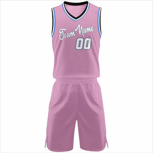 Maillot de basket-ball au meilleur design, nouveau produit, maillot de basket-ball noir, échauffement, impression par transfert thermique, uniforme de basket-ball, sublimation - Product Image 1