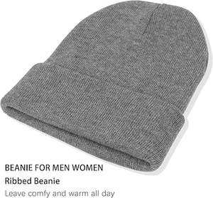 หมวกบีนนี่ผู้ใหญ่แบบยูนิเซ็กซ์ ดีไซน์ใหม่ปี 2025 ผลิตจากผ้าขนสัตว์/ผ้าฝ้าย ระบายอากาศได้ดี กันน้ำ ลายแจ็คการ์ด รับผลิตแบบ OEM ขายส่ง รับทำตามแบบ ภาพคุณภาพสูง - Product Image 5