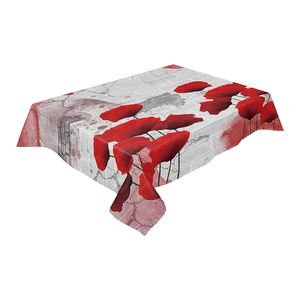 Manteles de comedor bordados con estampado personalizado de Material de algodón de alta calidad con logotipo personalizado - Product Image 1