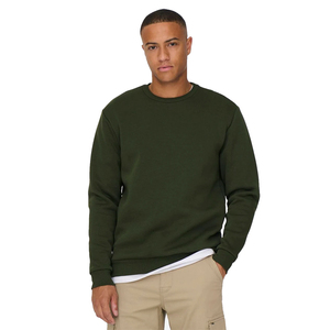 เสื้อสเวตเชิ้ตผู้ชายขายดี สีพื้น ทรงปกติ แห้งเร็ว สวมใส่สบาย พิมพ์ลายดิจิทัล เป็นมิตรกับสิ่งแวดล้อม สำหรับฤดูหนาว - Product Image 4