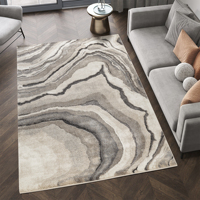 Tapis Super Brillant de Haute Qualité 100% Polypropylène à Poils Longs et Rembourrés de 2 cm d'Épaisseur, Fabriqués à la Machine, Style Oriental Turc à Motifs Floraux
