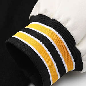 แจ็คเก็ตเลตเตอร์แมนผู้ชายสีตามสั่ง ผ้าฝ้าย/ขนสัตว์ ระบายอากาศได้ดี คอจีน สไตล์ลำลอง ดีไซน์ใหม่ สตรีทแวร์ อุ่น ทันสมัย - Product Image 3