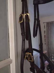 À la main. Bride en cuir marron à la main. Bride en cuir dernier modèle soulagement de la pression anatomique confort rembourré - Product Image 6