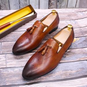 Chaussures habillées de luxe avec un savoir-faire haut de gamme et soutien de la voûte plantaire, chaussures de ville pour hommes en cuir - Product Image 4