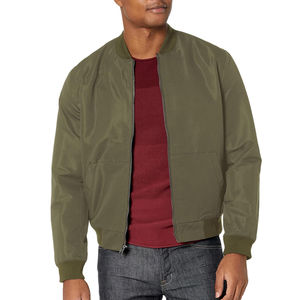 Custom Embroidered <b>Patchwork</b> Stand Collar Baseball Bomber Varsity <b>Jacket</b> for Men 100% Polyester Waterproof Windproof Breathable - Product Image 1