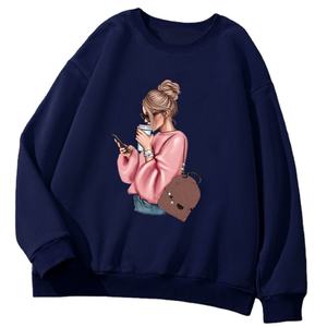 Vente en gros 100% coton pull col rond sweat pour hommes manches longues vêtements d'hiver de haute qualité nouveau sweat à capuche teint uni sweats - Product Image 4