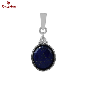 "Collar con colgante de Luna arcoíris en plata de ley S925 con abalorio de piedras preciosas y circón" - Product Image 3