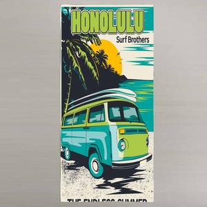 Serviette de plage en coton 350 GSM personnalisée, imprimée numériquement, style tropical, absorbante, pour piscine, salle de sport, utilisation estivale - Product Image 6