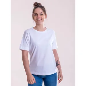 T-Shirt Personalizzata a Maniche Corte per Donna per Merchandising Promozionale - Product Image 4