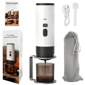 Cafetera Espresso Portátil Autocalentable para Automóvil, 3 en 1, Cafetera de Cápsulas Pequeña, Manos Libres, para Viajes y Camping - Product Image 1