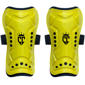 Protège-tibias de football robustes de haute qualité Conception de couleur personnalisée pour la protection d'entraînement - Product Image 1