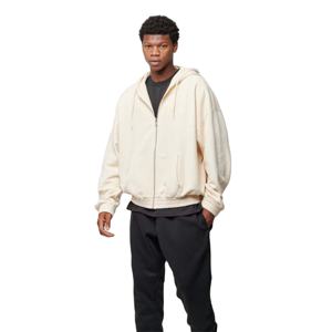 MOVATEXTILES 2025 Fabricant vérifié Streetwear Sweat à capuche personnalisé avec fermeture éclair complète Vintage Blank Distressed Acid Washed Hoodie Men - Product Image 1