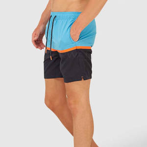 High Street Style Pantalones cortos de playa de algodón de color sólido para hombres para adultos para correr y Playa-Teñido liso - Product Image 3