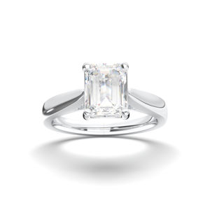 Élégante bague de fiançailles solitaire 2.00 de laboratoire en or massif et en argent sterling avec vente en gros de bagues en diamant OEM - Product Image 3