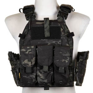 Gran oferta de fábrica, chaleco personalizado, tela Cordura, desmontable, impermeable, para exteriores, equipo de entrenamiento, chaleco táctico - Product Image 2