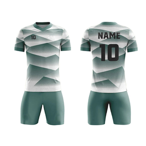 Camisetas de Fútbol Personalizadas al por Mayor para Hombre con Logotipo y Nombre del Equipo Impresos por Transferencia Térmica en Ropa Deportiva de Fútbol 100% Poliéster - Product Image 1