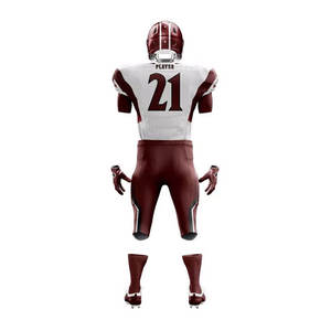 Uniformes de Fútbol Americano Personalizados de la Mejor Calidad, Transpirables, 100% Poliéster, para Adultos, Conjuntos de Tallas Grandes para Uniformes Deportivos de Equipo - Product Image 3
